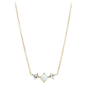Fossil Halskette Opal Blossom JF03070710