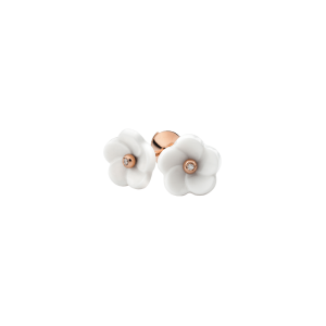 Meissen Couture Ohrstecker mit weißen Blüten MPJ50BL11400