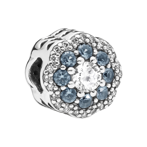 Pandora Charm mit klarem Cubic Zirkonia und Kristall 797851NMB