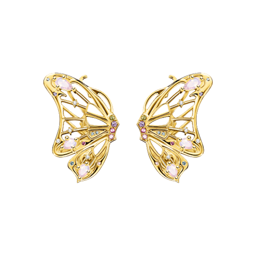 Thomas Sabo Ohrringe Schmetterling gold H2168-996-7