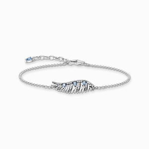 Thomas Sabo Rising Phoenix Armband Phönix-Flügel mit blauen Steinen silber A2070-644-1