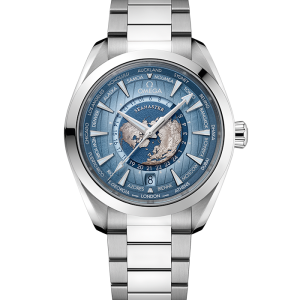 Omega Seamaster Aqua Terra 150 M Co-Axial Master Chronometer GMT Worldtimer 43 mm 220.10.43.22.03.002