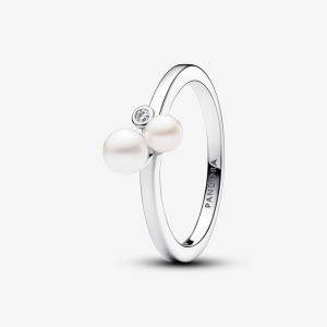 Pandora Timeless Duo Behandelte Süßwasserzuchtperlen Ring 193156C01