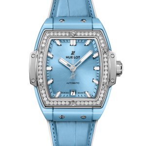 Hublot Spirit of Big Bang Spirit of Big Bang Titanium Light Blue Ceramic Diamonds 665.EN.891L.LR.1204