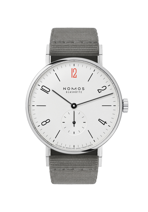 NOMOS Glashütte Tangente Tangente 38 - 50 Jahre Ärzte ohne Grenzen 165.S50