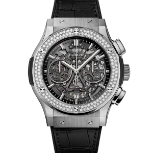 Hublot Classic Fusion Classic Fusion Aerofusion Chronograph Titanium Diamonds 525.NX.0170.LR.1104