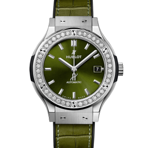 Hublot Classic Fusion Classic Fusion Titanium Green Diamonds 565.NX.8970.LR.1204