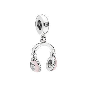 Pandora Charm-Anhänger mit pinker Emaille und klarem Cubic Zirkonia 797902EN160