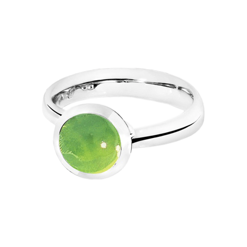 Tamara Comolli Bouton Ring Small Peridot R-BOU-s-Per-wg