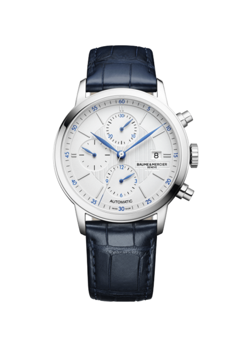 Baume & Mercier Classima 10330 Herren Chronograph M0A10330 Edelstahl