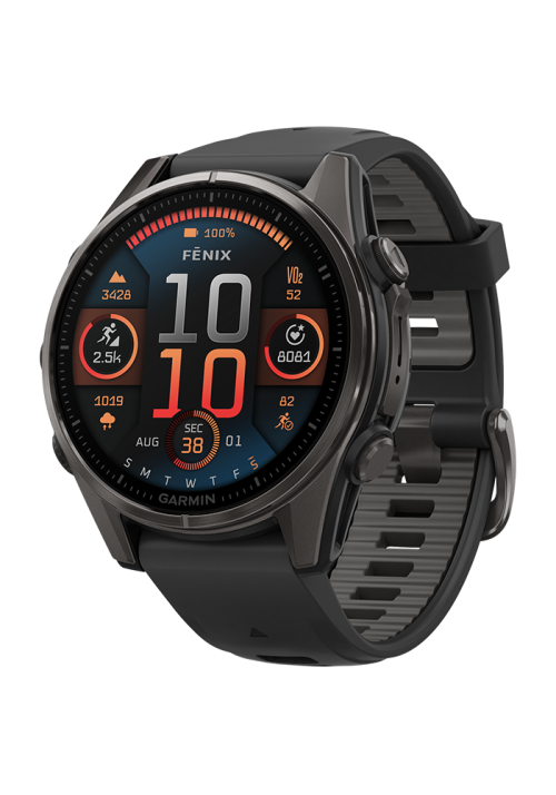 Garmin fēnix® 8 - 43 mm AMOLED Schwarz/Titan 010-02903-21