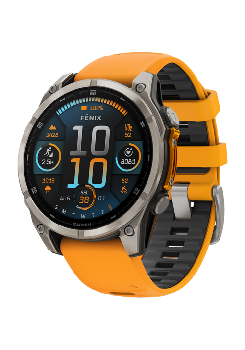 Garmin fēnix® 8 - 47 mm AMOLED Graphit/Titanium 010-02904-11