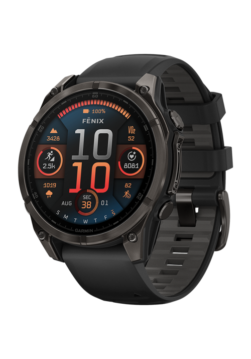 Garmin fēnix® 8 - 51 mm AMOLED Schwarz/Titan 010-02904-21