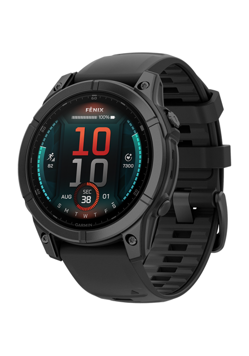 Garmin fēnix® E - 47 mm AMOLED Schwarz/Schiefergrau 010-03025-01