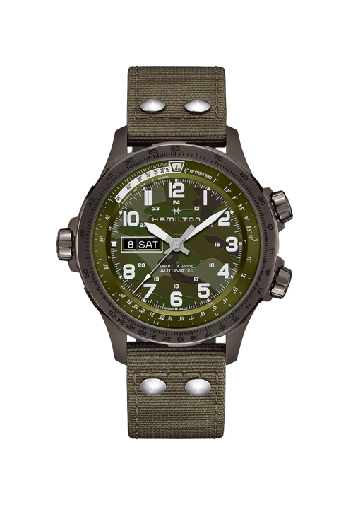 Hamilton Khaki Aviation Khaki Aviation X-Wind Day Date Auto H77775960