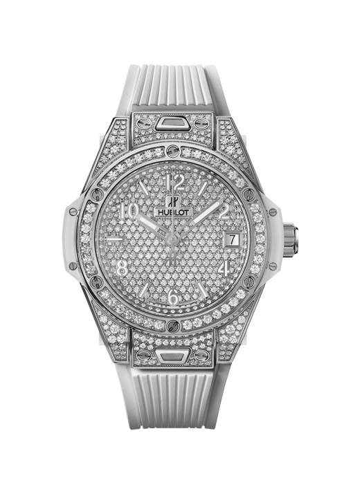 Hublot Big Bang Big Bang One Click Steel White Full Pavé 465.SE.9010.RW.1604