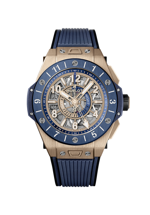 Hublot Big Bang Big Bang Unico GMT King Gold Blue Ceramic 471.OL.7128.RX