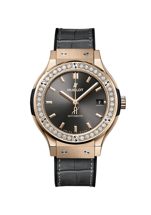 Hublot Classic Fusion Classic Fusion King Gold Racing Grey Diamonds 565.OX.7081.LR.1204