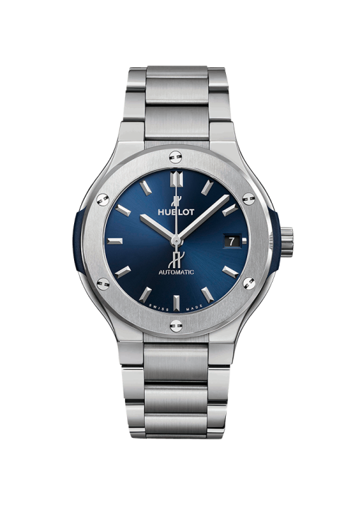 Hublot Classic Fusion Classic Fusion Titanium Blue Bracelet 568.NX.7170.NX