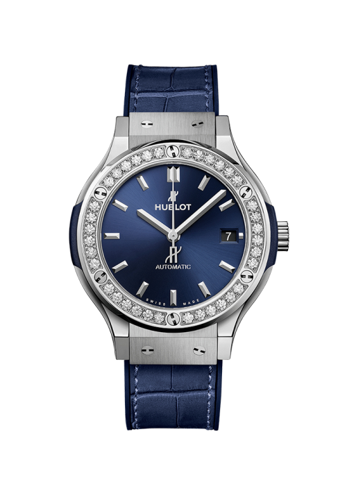 Hublot Classic Fusion Classic Fusion Titanium Blue Diamonds 565.NX.7170.LR.1204