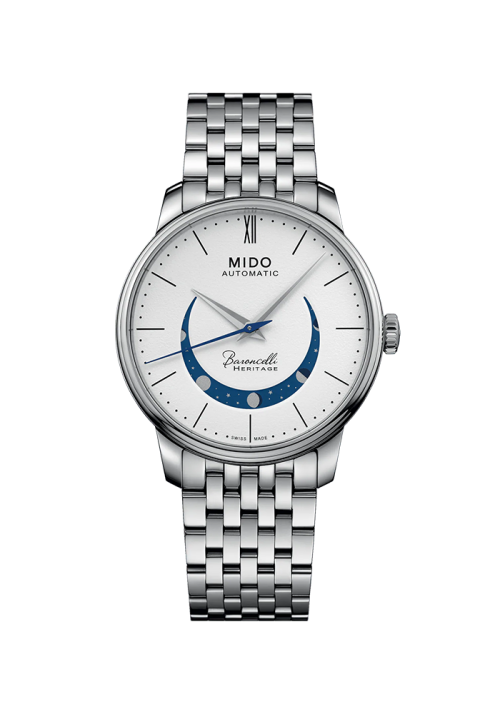 Mido Baroncelli Baroncelli Smiling Moon Gent M027.407.11.010.01