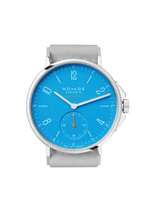 NOMOS Glashütte Ahoi neomatik signalblau 562