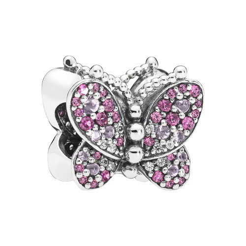 Pandora Charm mit klarem Cubic Zirkonia und Kristall 797882NCCMX