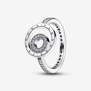 Pandora Signature Pandora Signature Logo Kreise Pavé-Ring 192316C01