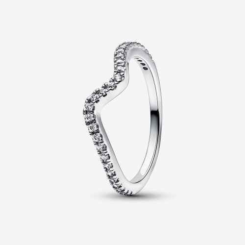 Pandora Timeless Funkelnde Welle Ring 192539C01