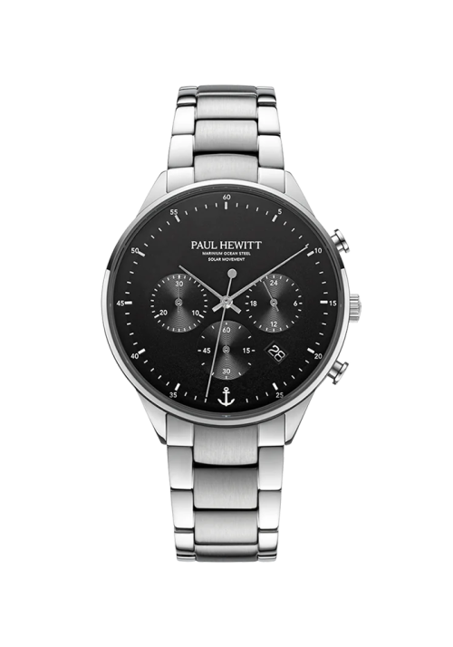 Paul Hewitt Chrono Chrono Uhr Silber Schwarz PH-W-0301