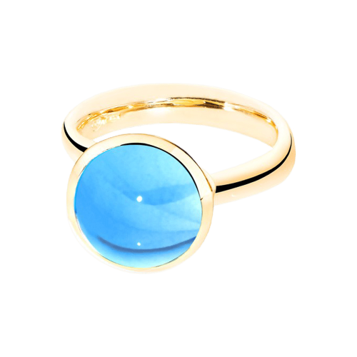 Tamara Comolli Bouton Ring Large Swiss Topaz R-BOU-l-ToSw-yg