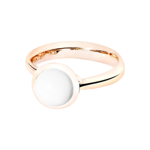 Tamara Comolli Bouton Ring Small Cacholong R-BOU-s-Cach-rg