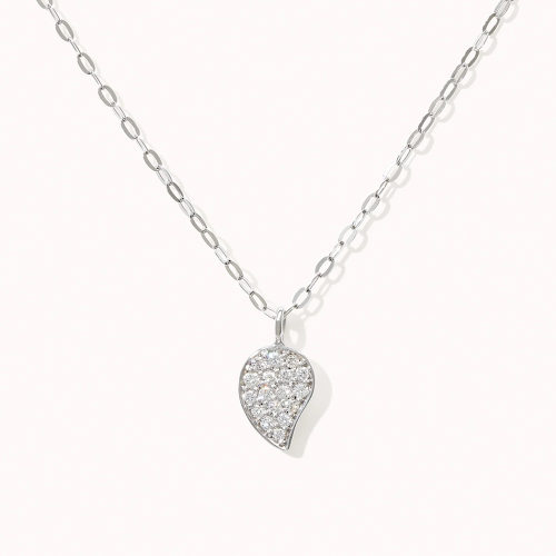 Tamara Comolli SPARKLE SPARKLE Drop Anhänger mit Diamant Pavé und Kette C-Spa-1-Dr-p-wg