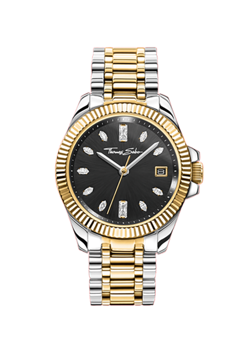 Thomas Sabo Bicolor Damenuhr Bicolor gold silber WA0370-291-203