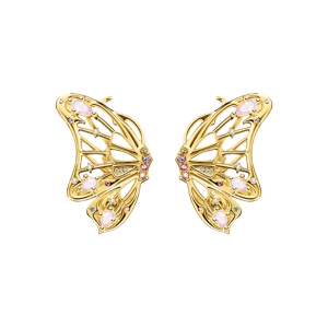 Thomas Sabo Ohrringe Schmetterling gold H2168-996-7