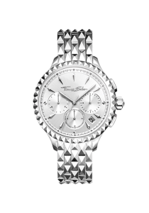 Thomas Sabo Rebel at Heart Damenuhr Rebel at Heart Chronograph silber WA0345-201-201