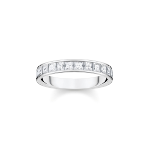 Thomas Sabo Sparkling Heitage Ring weiße Steine Pavé silber TR2358-051-14