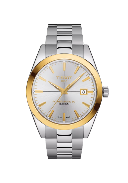 Tissot Gentleman Gentleman Powematic 80 Silicium Solid 18K Gold Bezel T927.407.41.031.01