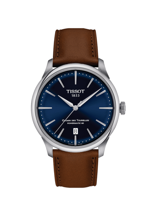 Tissot T-Classic Chemin des Tourelles Powermatic 80 39 mm T139.807.16.041.00