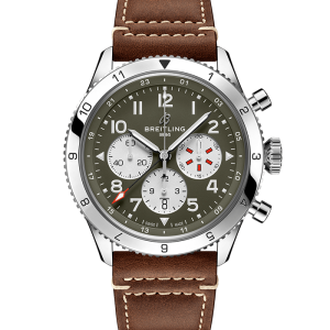 Breitling Classic AVI Super AVI B04 Chronograph GMT 46 Curtiss Warhawk AB04452A1L1X1