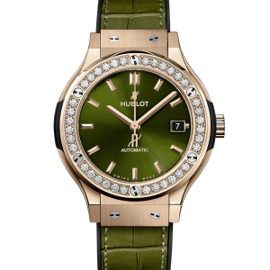 Hublot Classic Fusion Classic Fusion King Gold Green Diamonds 565.OX.8980.LR.1204