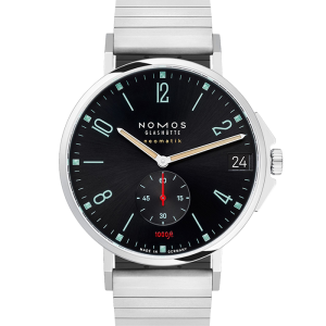 NOMOS Glashütte Tangente Sport neomatik 42 Datum blauschwarz 581