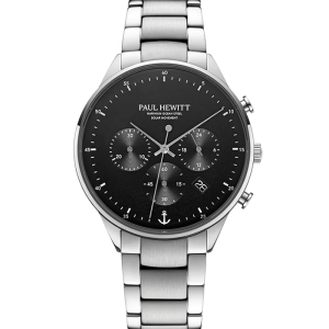 Paul Hewitt Chrono Chrono Uhr Silber Schwarz PH-W-0301