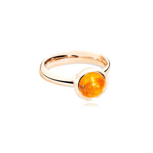 Tamara Comolli Bouton BOUTON Ring klein Mandarin Granat R-BOU-s-Man-rg