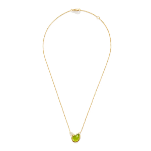 Tamara Comolli Signature SIGNATURE Drops Halskette mit Peridot und Diamant Pavé N-Sig-2Dr-Per-p-yg