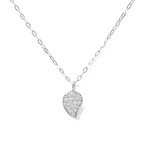 Tamara Comolli SPARKLE SPARKLE Drop Anhänger mit Diamant Pavé und Kette C-Spa-1-Dr-p-wg