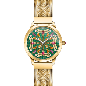 Thomas Sabo Kaleidoskop Damenuhr Kaleidoskop Libelle gold grün WA0369-264-211