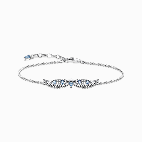 Thomas Sabo Rising Phoenix Armband Phönix-Flügel mit blauen Steinen silber A2069-644-1