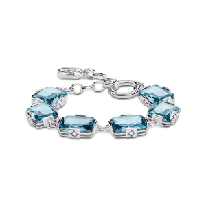 Thomas Sabo Sparkling Heitage Armband große blaue Steine A1911-644-31