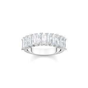 Thomas Sabo Sparkling Heitage Ring weiße Steine Pavé silber TR2366-051-14